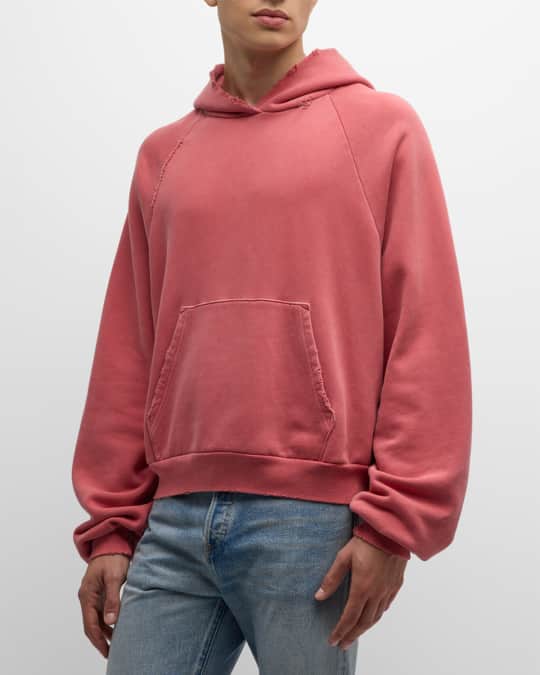 John Elliott Men s Folsom Cropped Raglan Hoodie Neiman Marcus