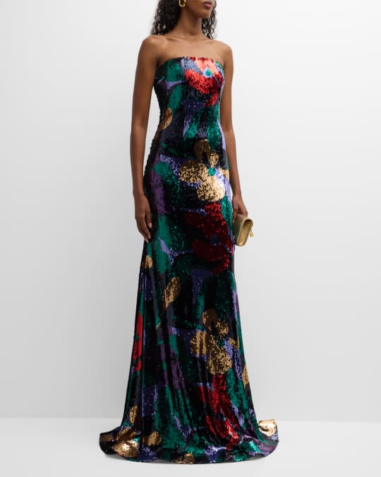 evening chiffon dresses Elegant Long Chiffon Hot Pink Evening Dresses With Cape A-Line One Shoulder  Prom Dress P1887 main image 0