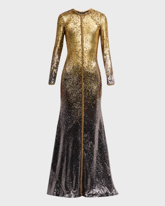 Naeem Khan Ombre Sequin Gown | Neiman Marcus