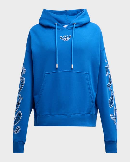 Off White Men s Bandana Skate Hoodie Neiman Marcus