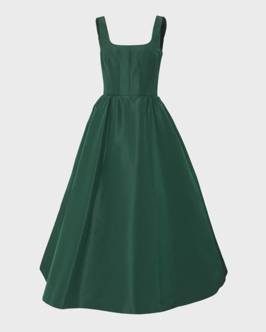 corset flare midi dress Nocturne Ruffle Knit Maxi Dress main image 0