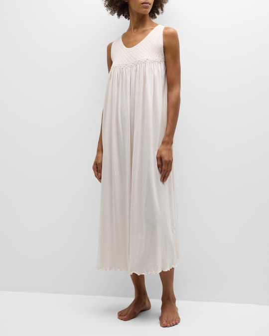 Pima cotton shop sleeveless nightgown