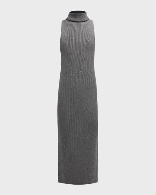 Enza Costa Rib Turtleneck Sweater Dress | Neiman Marcus