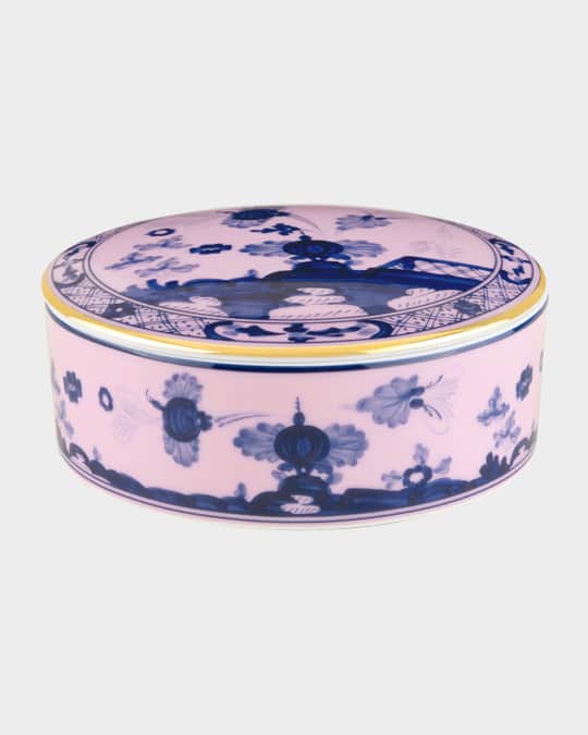 Oriente Italiano Round Box with Cover