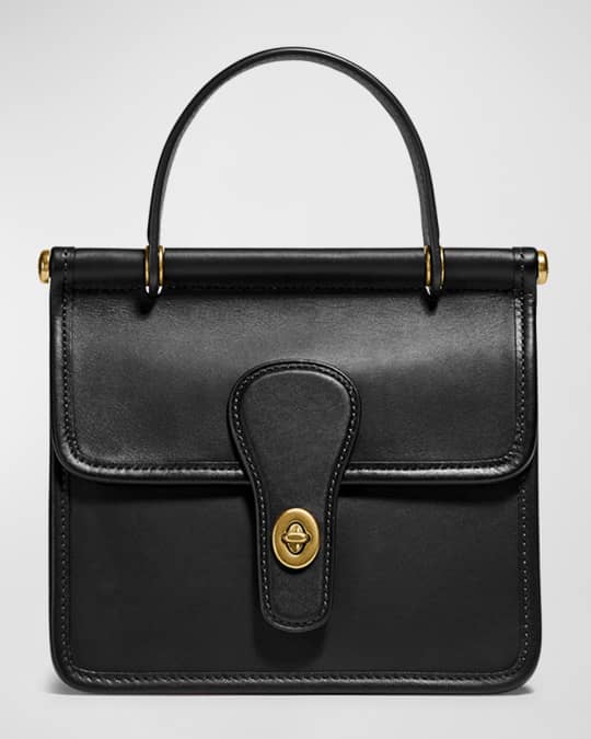 Coach Willis 18 Leather TopHandle Bag Neiman Marcus