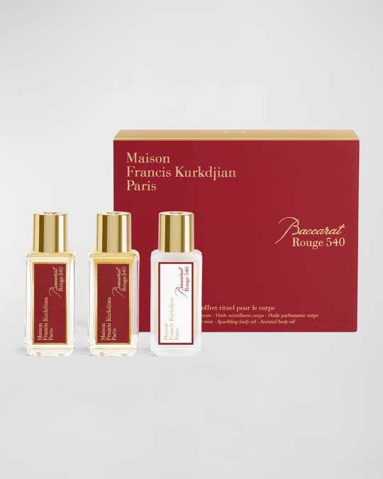 Maison Francis Kurkdjian Baccarat Rouge 540 Body Ritual Set 3 x 1
