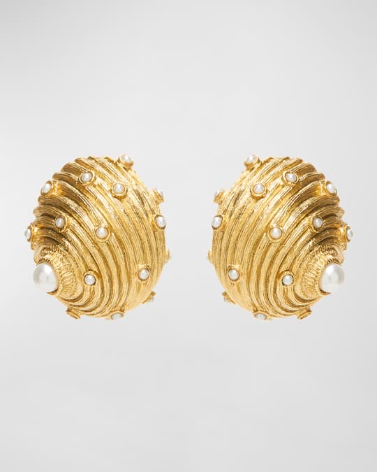 Neiman marcus clip on earrings top