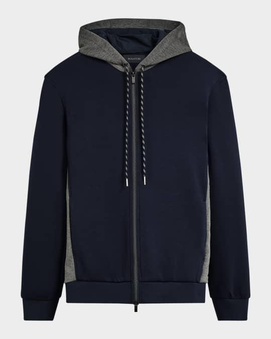 Men's Soft Touch Full-Zip Hooded Jacket