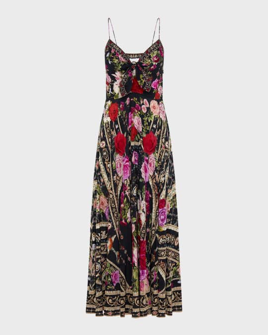 Reservation for Love Tie-Front Maxi Dress 