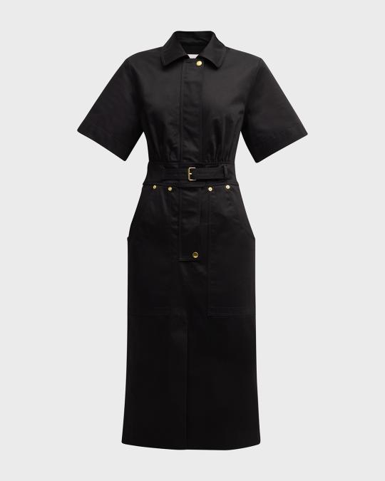 cargo midi dress STROLLIN DOWN SOHO CARGO MIDI DRESS