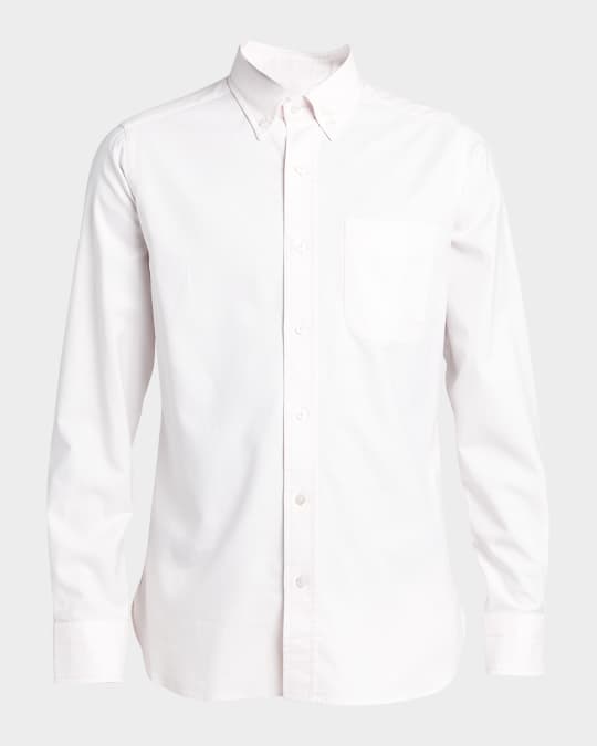 Men's Slim Fit Cotton Oxford Sport Shirt