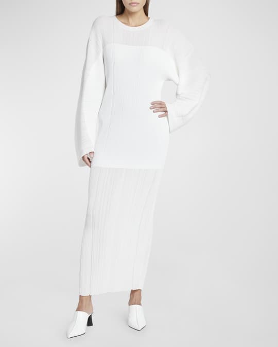 ivory lurex knit dress Ivory Catalina Lurex Knit Maxi Dress