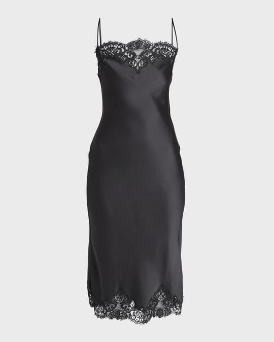 Stella McCartney Iconic Lace Slip Dress Neiman Marcus