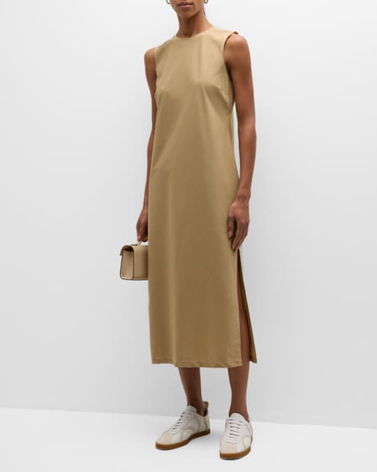 TWP Delaney Cotton-Blend Midi Tank Dress | Neiman Marcus