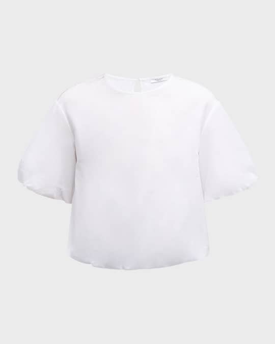 Threaded Pear Keziah Sleeve Patchwork Trim Blouse
