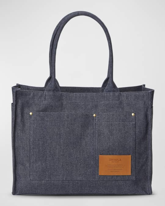 Shinola Shopper Denim Tote Bag | Neiman Marcus