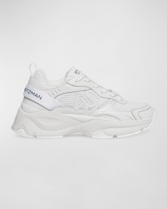 Stuart Weitzman SW Leather Trainer Sneakers | Neiman Marcus