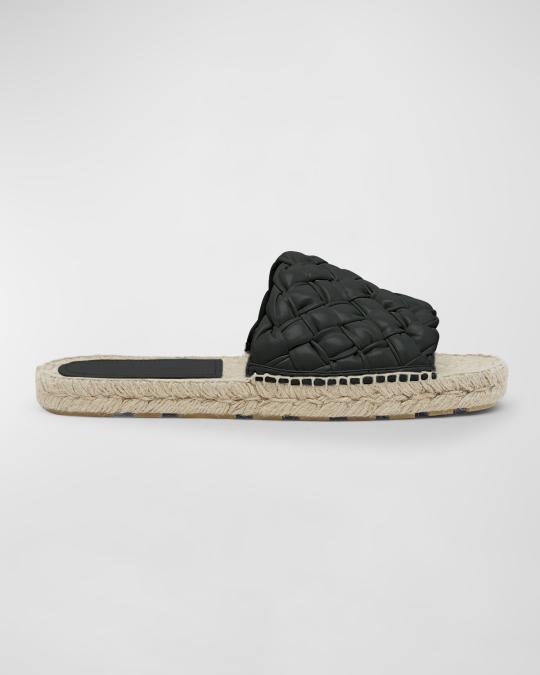 Bottega Veneta Jack Woven Napa Slide Espadrilles | Neiman Marcus display picture 3
