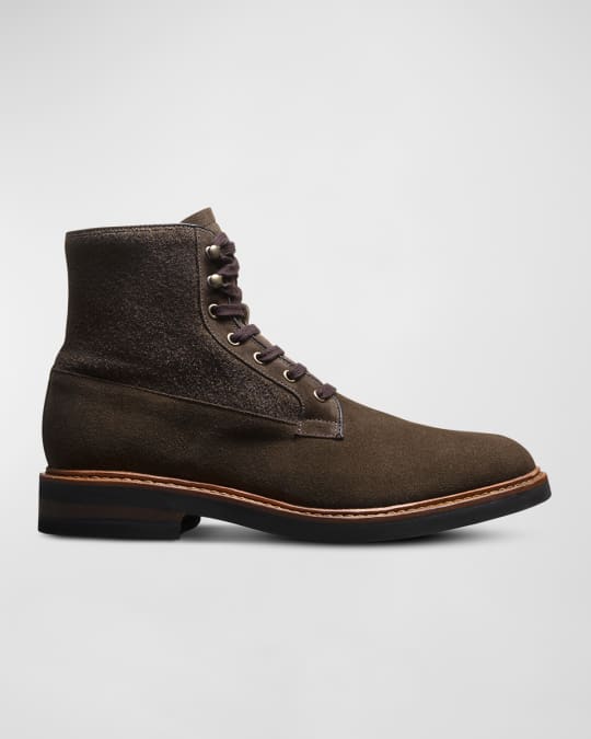 Allen Edmonds Men's Dain Suede Lace-Up Boots Neiman Marcus