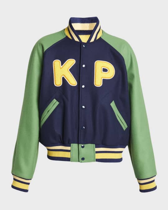 Kenzo Men's Wool Varsity Jacket | Neiman Marcus