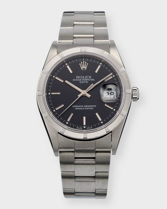 Rolex Oyster Perpetual Datejust 34mm Vintage 2000 Watch