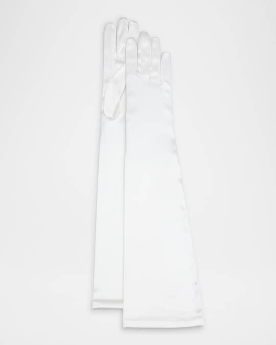 Stretchy Satin Opera Gloves 