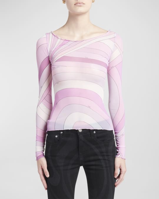 【送料&関税込】Pucci Long Sleeve T-shirt Long-Sleeved Top – PUCCI Online Store