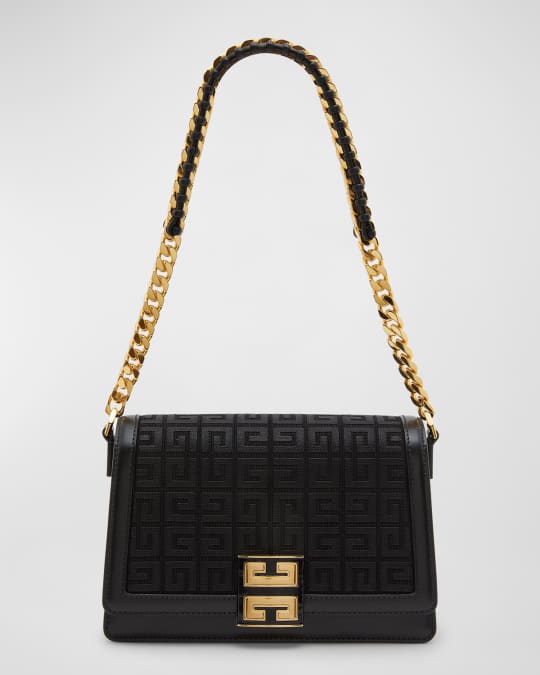 Givenchy 4G Medium Crossbody in 4G Embroidery with Woven