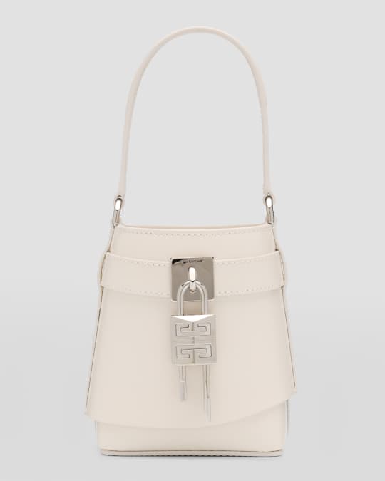 GIVENCHY シャークロック バケットバッグ ボックスレザー Givenchy Shark Lock Bucket Bag in Box Leather | Neiman Marcus