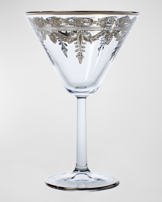 Vetro Platinum Martini Glass