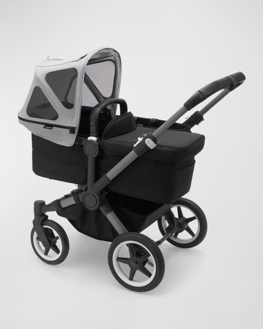 Bugaboo Donkey Breezy Sun Canopy Stroller Accessory With UPF 50+ Sun Protection And Ventilation Panels, Misty Grey