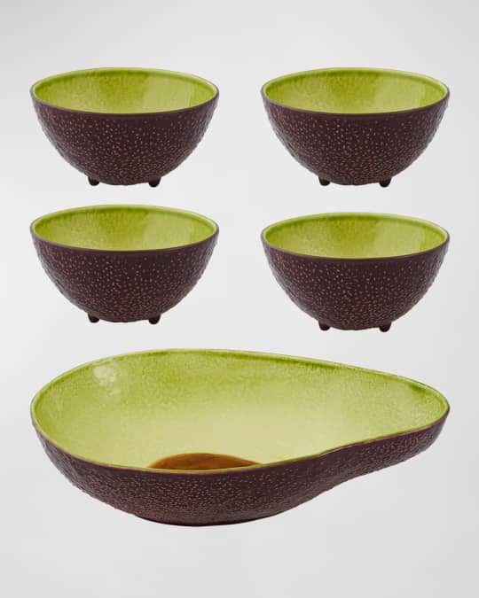 Avocado 5-Piece Salad Serving Set