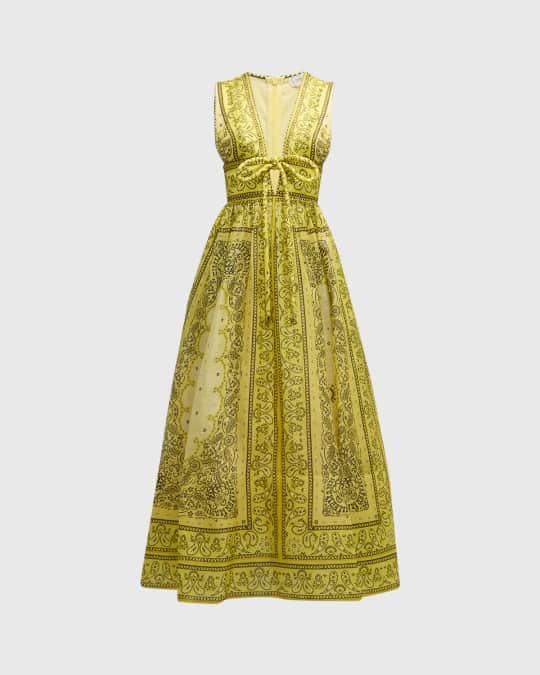 Neiman marcus yellow dress online