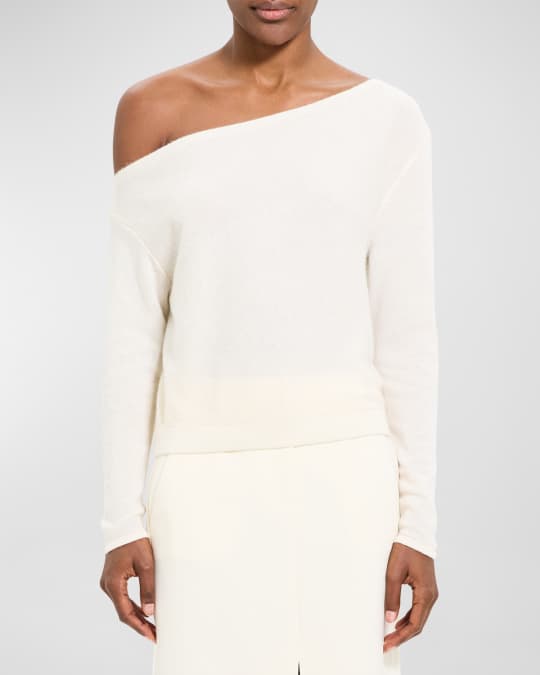 Theory one shoulder sweater 2025