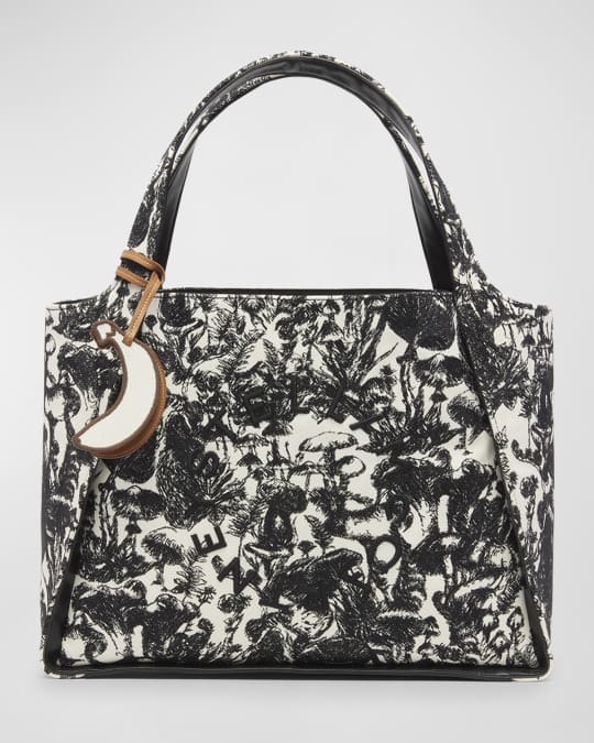 Stella McCartney Logo Canvas Printed Tote Bag | Neiman Marcus