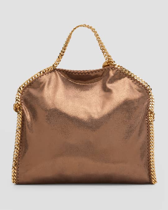 Falabella Shimmer Fold Over Tote Bag