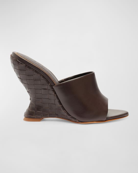 Neiman marcus wedge sandals top
