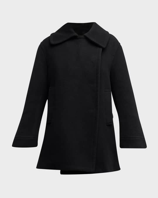 WE AR4 The Jackie Wool Cashmere Peacoat Neiman Marcus