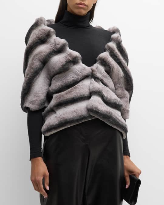 Kelli Kouri Faux Fur Shoulder Wrap Neiman Marcus