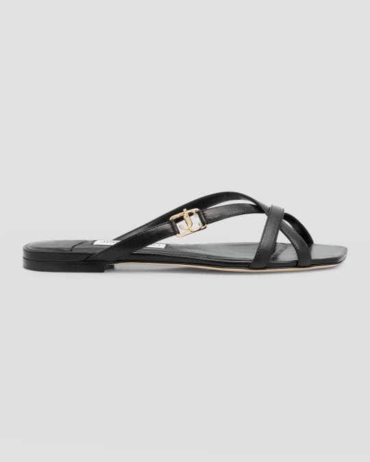Neiman marcus sandals flat shop