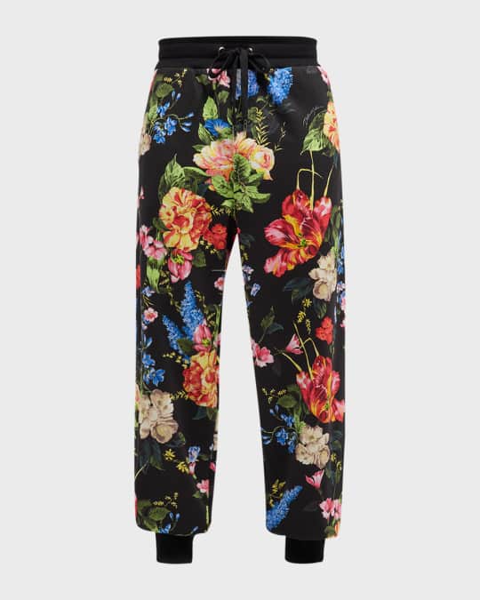 Floral sweatpants mens discount