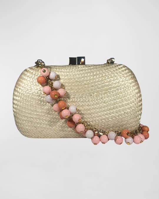 Serpui straw clutch new arrivals