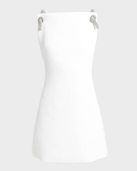 ワンピース Versace Mini Abito Versace cowl-neck Mesh Mini Dress | Silver | FARFETCH