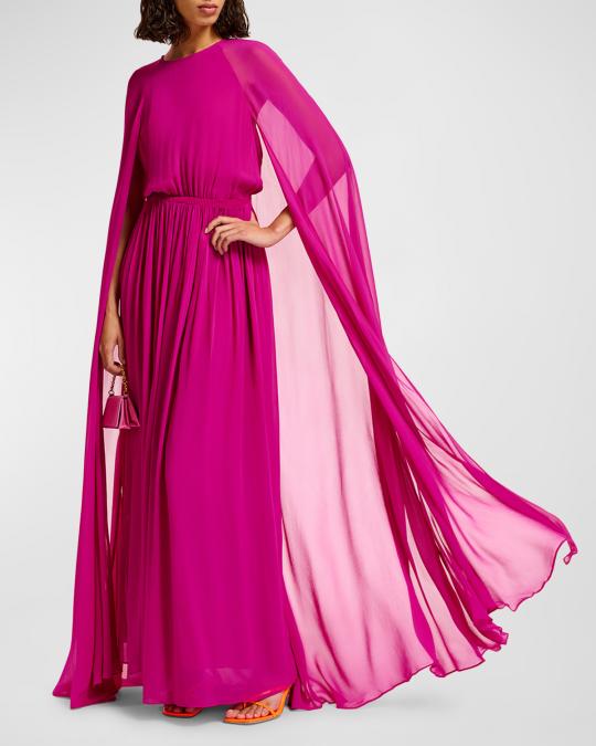 essentiel antwerp pink maxi dress Essentiel Antwerp V-neck Maxi Dress