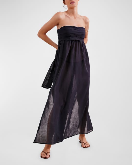 knee length dresses for ladies Davina Ruffles Dress
