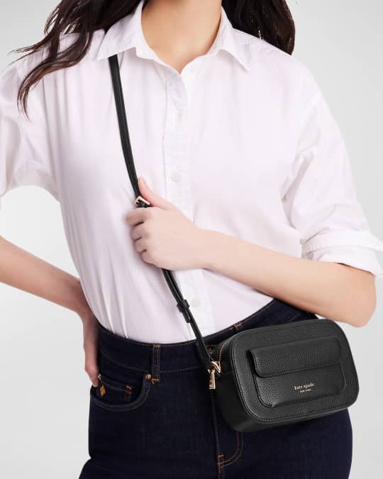 kate spade new york ava pebbled leather crossbody bag Neiman Marcus