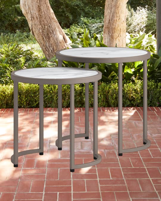 Domicile Outdoor Nesting Tables, Set of 2