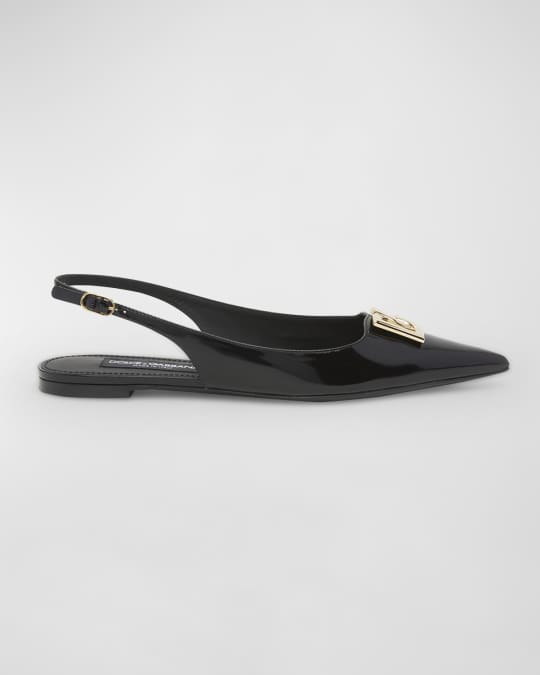 Lollo Patent Slingback Ballerina Flats