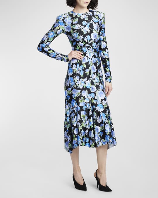 philosophy long sleeve dress Philosophy di Lorenzo Serafini Floral Long-Sleeve Dress