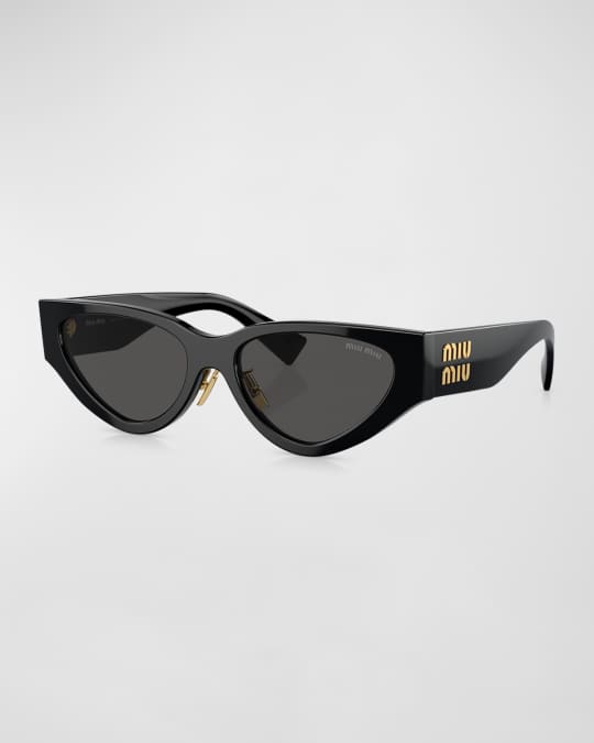 Logo Acetate Cat-Eye Sunglasses 